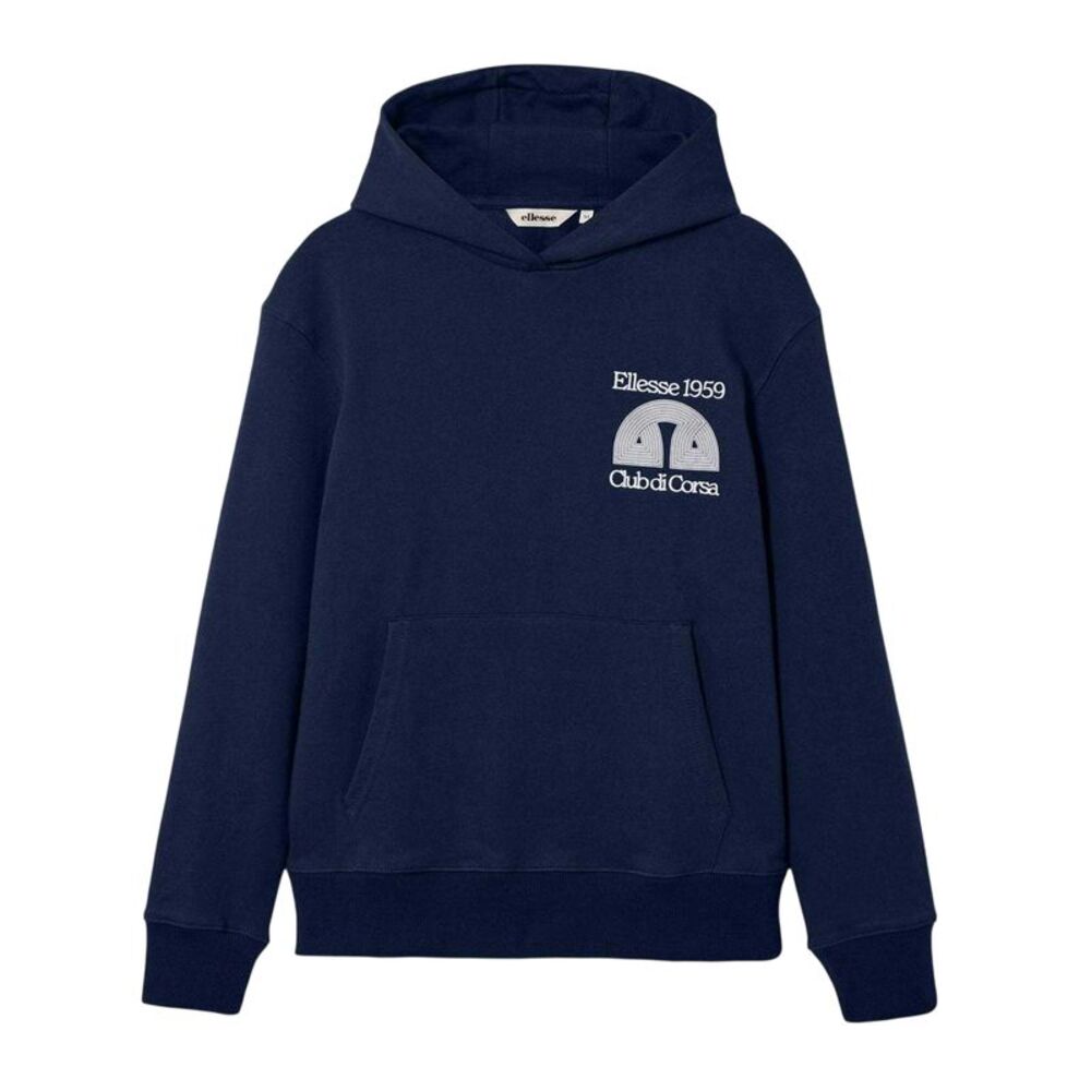 Ellesse Mens Club Di Corsa Pullover Hoodie / Navy